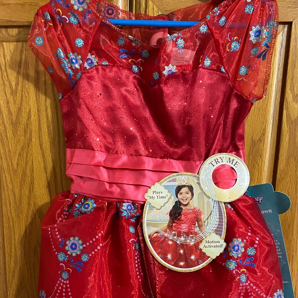 New Disney Elena of Avalor Costume Size 4 - 6x